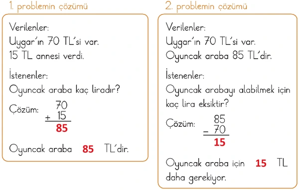 2. Sınıf Matematik Ders Kitabı Sayfa 154-155-156-157-158-159 Cevapları 1. Kitap